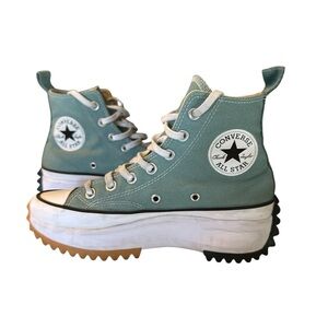 Converse Run Star Hike Jade Green High Top Shoes chuck taylor